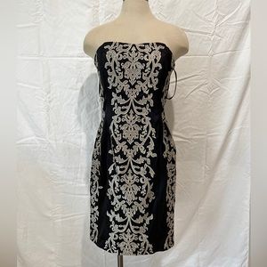 NWT White House Black Market size 10 simply stunning strapless cocktail dress